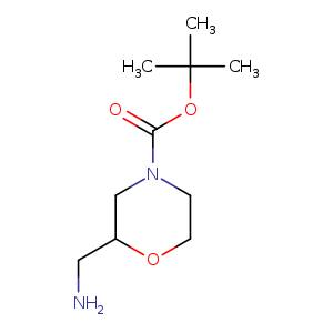 4-Morpholinecarboxylic acid, 2-(aminomethyl)-, 1,1-dimethylethyl ester