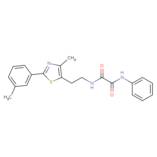 N-{2-[4-methyl-2-(3-methylphenyl)-1,3-thiazol-5-yl]ethyl}-N'-phenylethanediamide