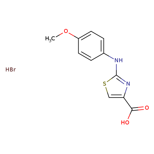 2-((4-Methoxyphenyl)amino)thiazole-4-carboxylic acid hydrobromide