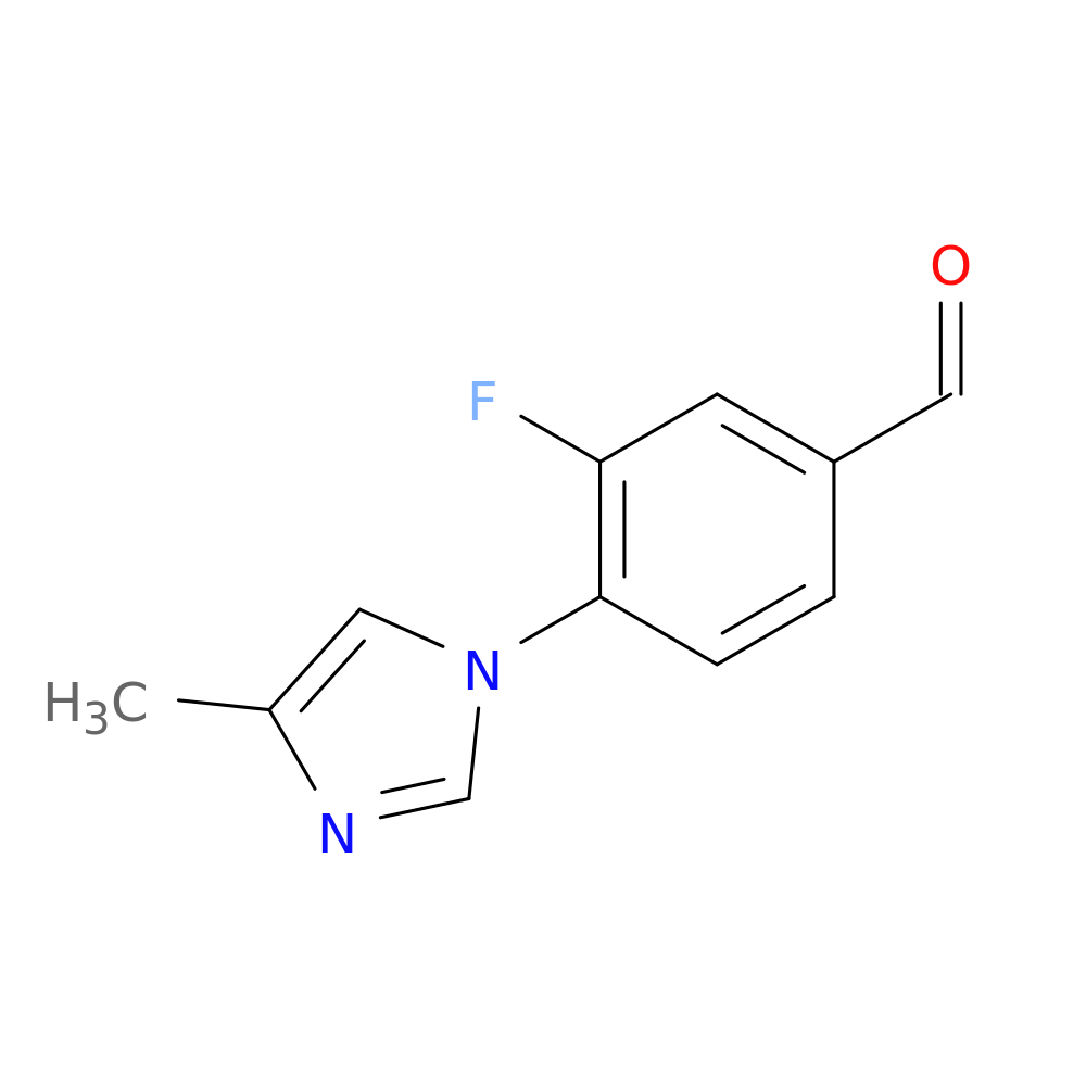 3-Fluoro-4-(4-methyl-1H-imidazol-1-yl)benzaldehyde