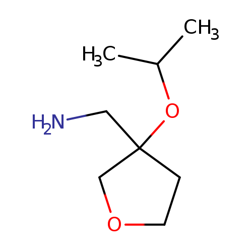 [3-(propan-2-yloxy)oxolan-3-yl]methanamine