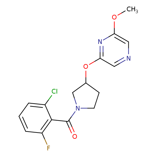 2-{[1-(2-chloro-6-fluorobenzoyl)pyrrolidin-3-yl]oxy}-6-methoxypyrazine
