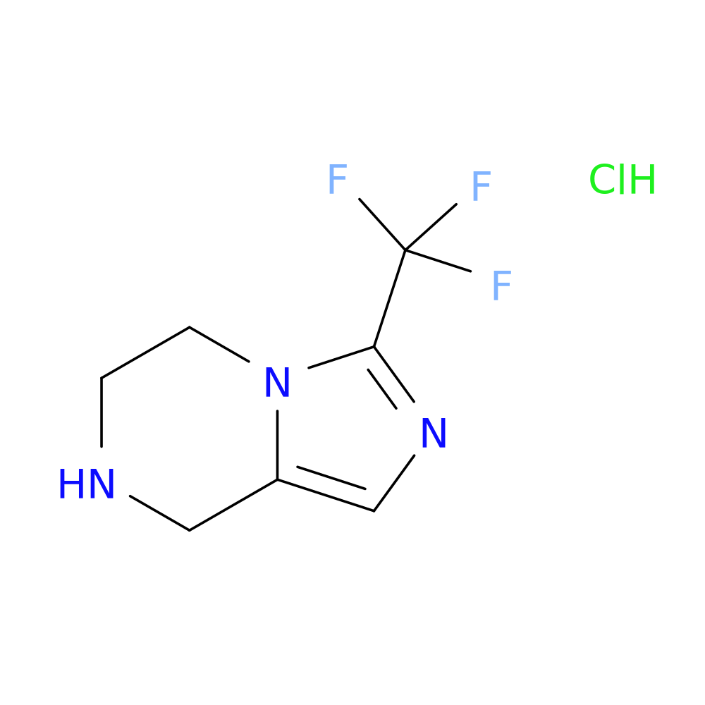3-(trifluoromethyl)-5,6,7,8-tetrahydroimidazo[1,5-a]pyrazine;hydrochloride
