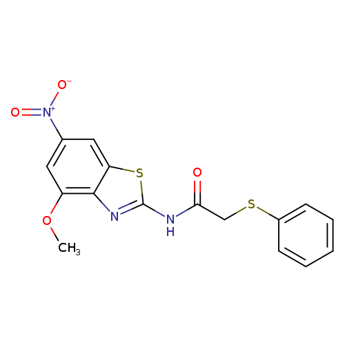N-(4-methoxy-6-nitro-1,3-benzothiazol-2-yl)-2-(phenylsulfanyl)acetamide