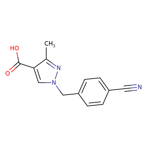1-(4-cyanobenzyl)-3-methyl-1H-pyrazole-4-carboxylic acid