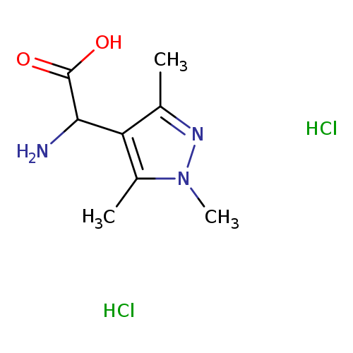 2-Amino-2-(1,3,5-trimethyl-1h-pyrazol-4-yl)acetic acid dihydrochloride