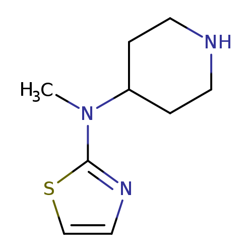 N-methyl-N-(1,3-thiazol-2-yl)piperidin-4-amine