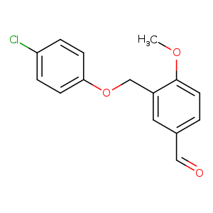 3-[(4-Chlorophenoxy)methyl]-4-methoxybenzaldehyde