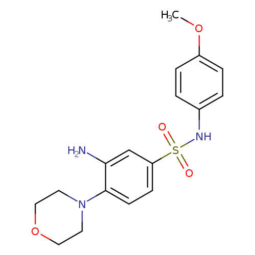 3-Amino-N-(4-methoxyphenyl)-4-morpholinobenzenesulfonamide