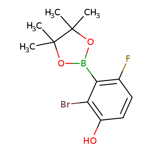 2-Bromo-6-fluoro-3-hydroxyphenylboronic acid pinacol ester