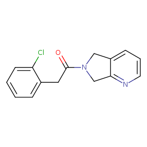 2-(2-chlorophenyl)-1-{5H,6H,7H-pyrrolo[3,4-b]pyridin-6-yl}ethan-1-one