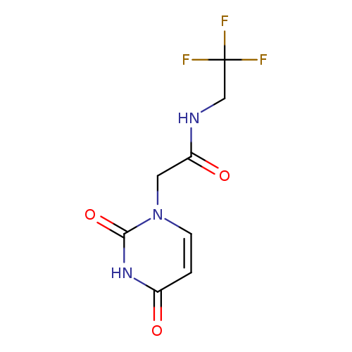 2-(2,4-dioxopyrimidin-1-yl)-N-(2,2,2-trifluoroethyl)acetamide