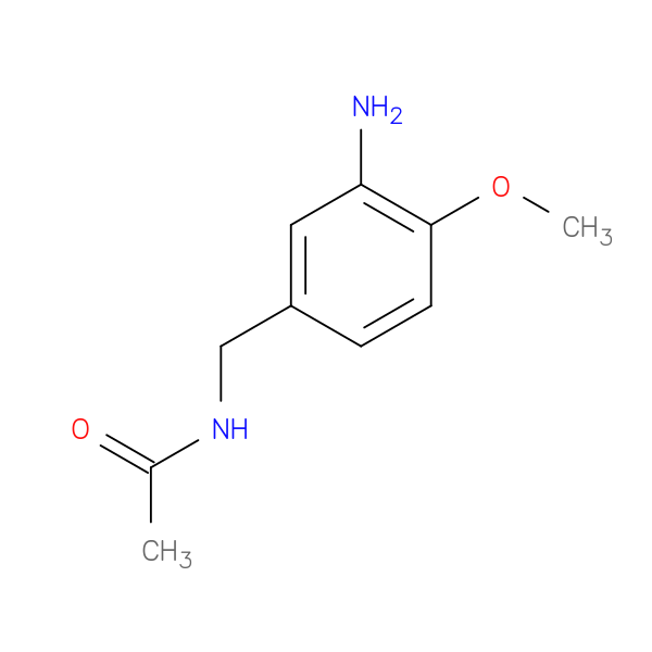 N-[(3-amino-4-methoxyphenyl)methyl]acetamide