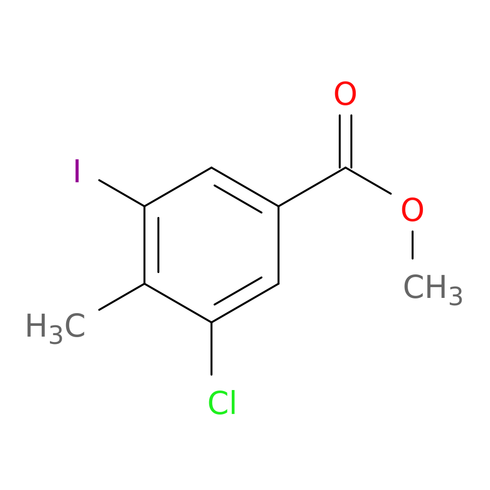 Methyl 3-chloro-5-iodo-4-methylbenzoate