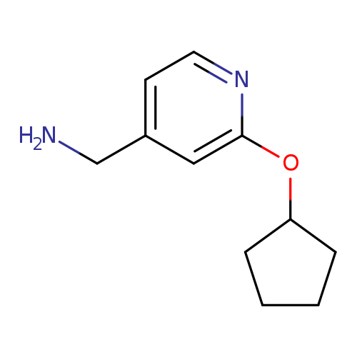 [2-(cyclopentyloxy)pyridin-4-yl]methanamine