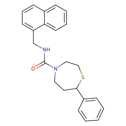 N-[(naphthalen-1-yl)methyl]-7-phenyl-1,4-thiazepane-4-carboxamide
