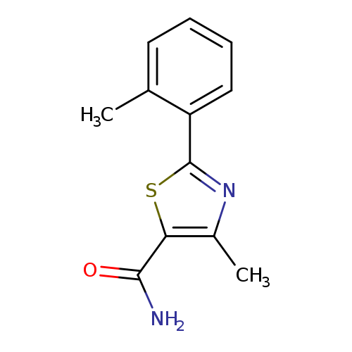 4-methyl-2-(2-methylphenyl)-1,3-thiazole-5-carboxamide