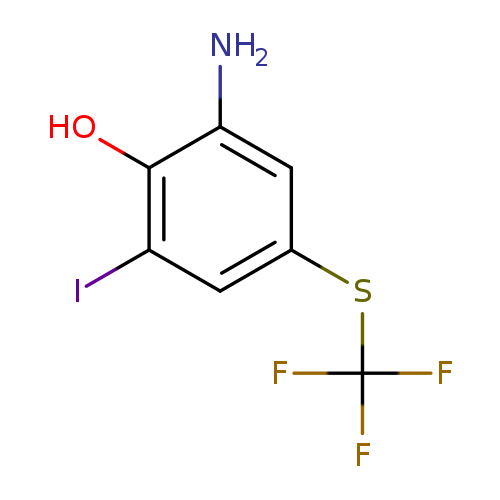 2-Amino-6-iodo-4-[(trifluoromethyl)thio]phenol