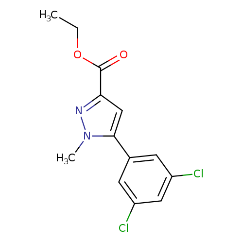 ethyl 5-(3,5-dichlorophenyl)-1-methyl-1H-pyrazole-3-carboxylate