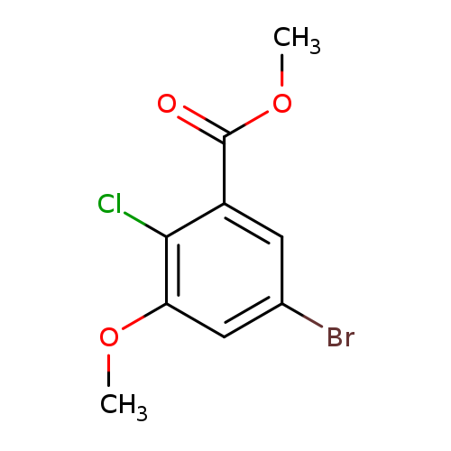 Methyl 2-chloro-3-methoxy-5-bromobenzoate