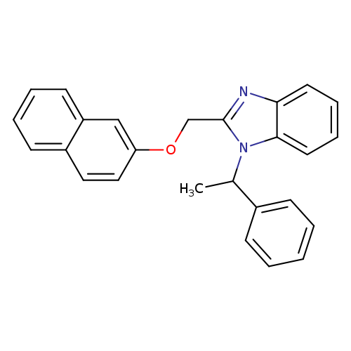2-[(naphthalen-2-yloxy)methyl]-1-(1-phenylethyl)-1H-1,3-benzodiazole