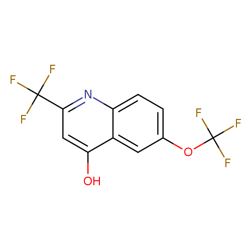 4-Hydroxy-6-(trifluoromethoxy)-2-(trifluoromethyl)quinoline