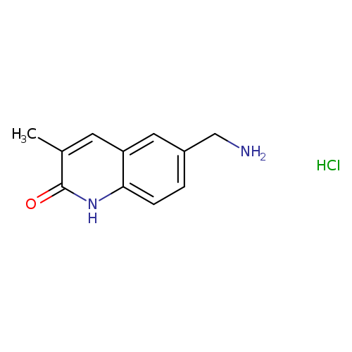6-(aminomethyl)-3-methyl-1,2-dihydroquinolin-2-onehydrochloride
