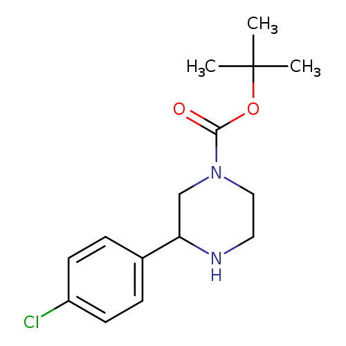 tert-Butyl 3-(4-chlorophenyl)piperazine-1-carboxylate