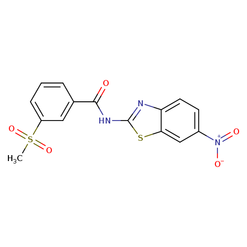 3-methanesulfonyl-N-(6-nitro-1,3-benzothiazol-2-yl)benzamide
