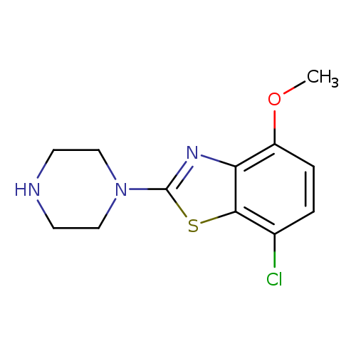 7-Chloro-4-methoxy-2-piperazin-1-yl-1,3-benzothiazole