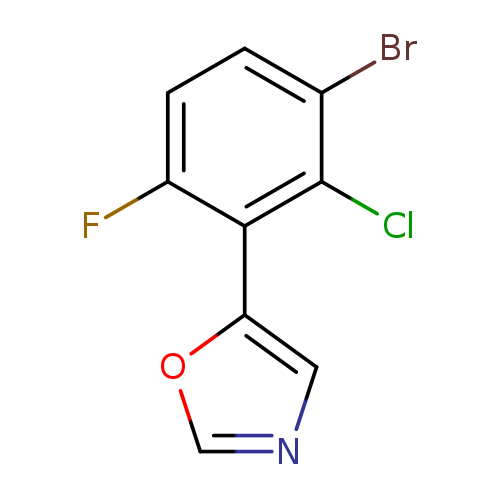 5-(3-bromo-2-chloro-6-fluorophenyl)oxazole