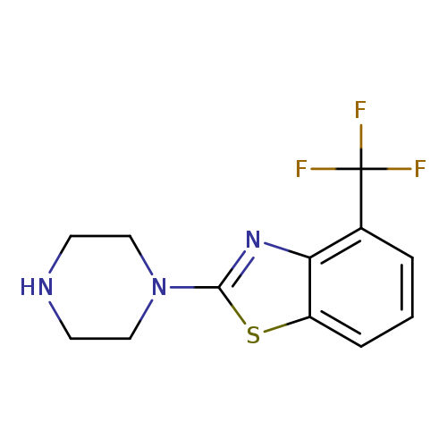 2-(piperazin-1-yl)-4-(trifluoromethyl)-1,3-benzothiazole
