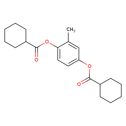 4-[(cyclohexylcarbonyl)oxy]-2-methylphenyl cyclohexanecarboxylate