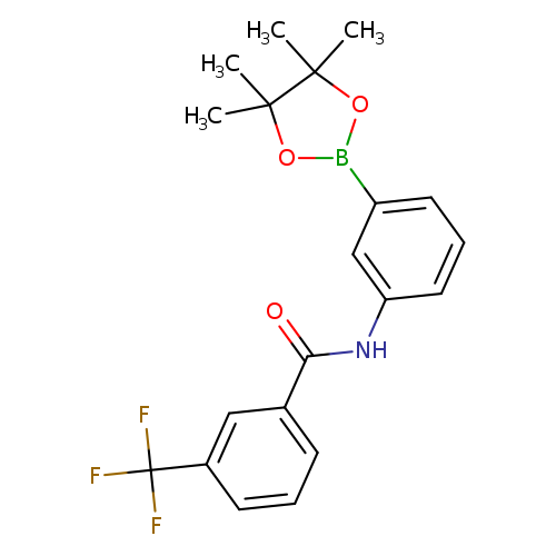 Benzamide, N-[3-(4,4,5,5-tetramethyl-1,3,2-dioxaborolan-2-yl)phenyl]-3-(trifluoromethyl)-