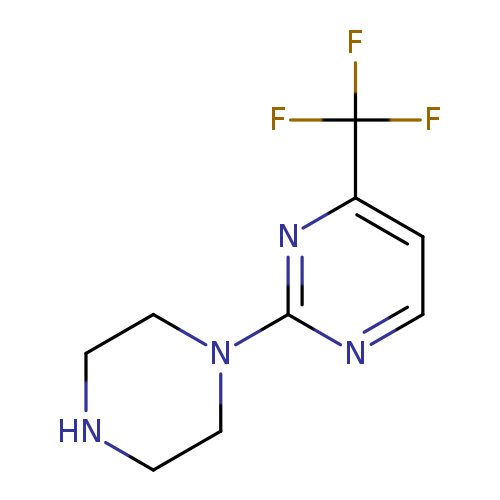 Pyrimidine, 2-(1-piperazinyl)-4-(trifluoromethyl)-