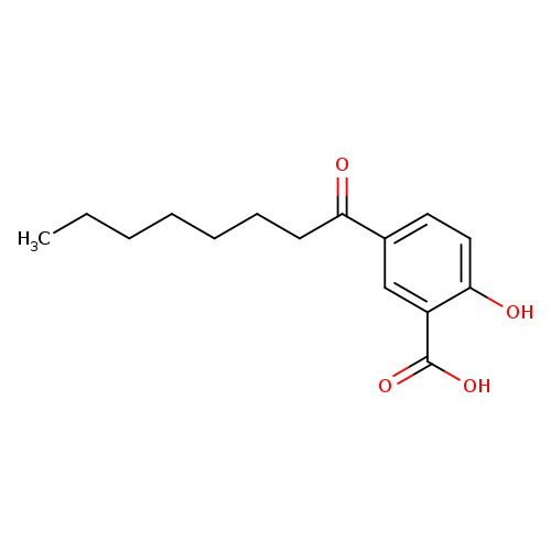 Benzoic acid, 2-hydroxy-5-(1-oxooctyl)-