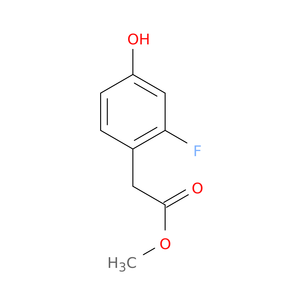 Methyl 2-(2-fluoro-4-hydroxyphenyl)acetate