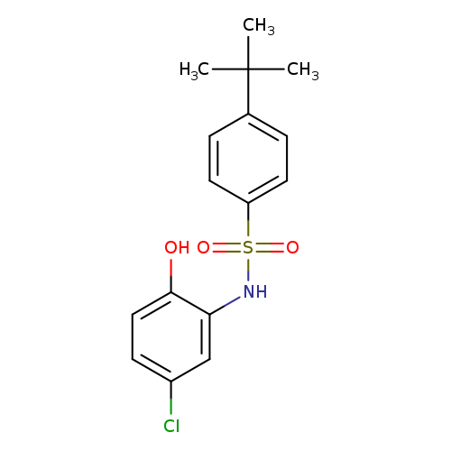 4-tert-butyl-N-(5-chloro-2-hydroxyphenyl)benzene-1-sulfonamide