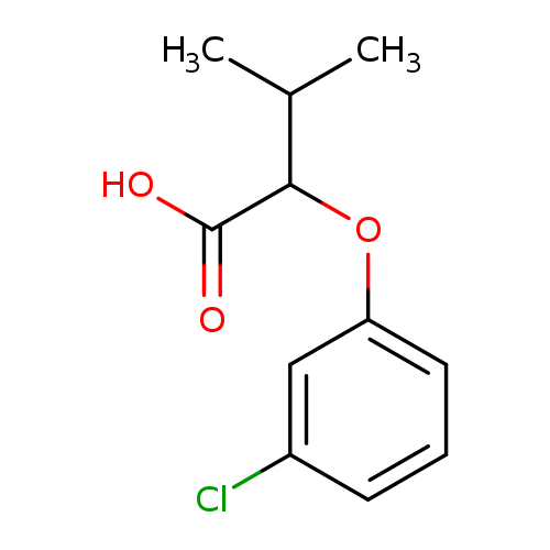 2-(3-Chlorophenoxy)-3-methylbutanoic acid
