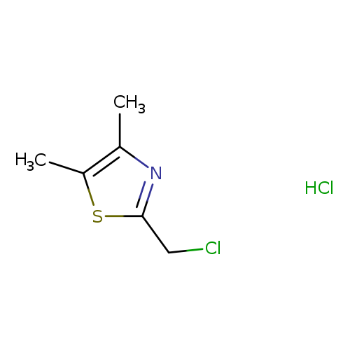 2-(chloromethyl)-4,5-dimethyl-1,3-thiazole hydrochloride