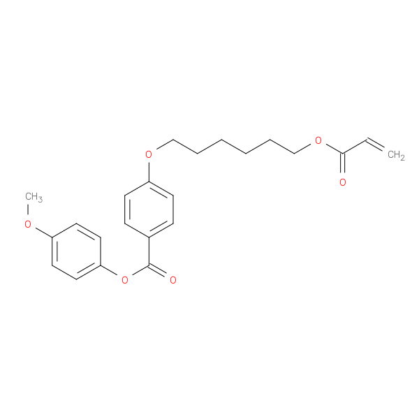 4-Methoxyphenyl 4-(6-(1-oxo-2-propenyloxy)hexyloxy)benzoate