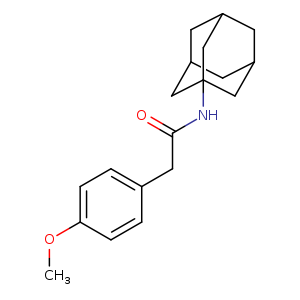 N-(1-adamantyl)-2-(4-methoxyphenyl)acetamide
