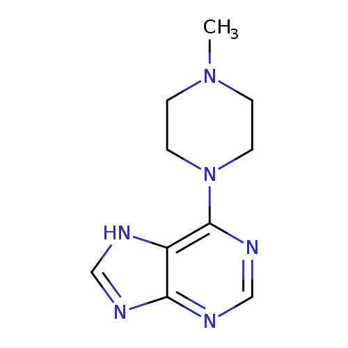 6-(4-methylpiperazin-1-yl)-7H-purine
