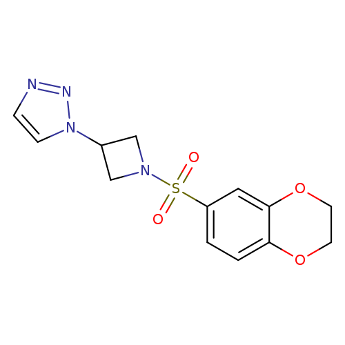 1-[1-(2,3-dihydro-1,4-benzodioxine-6-sulfonyl)azetidin-3-yl]-1H-1,2,3-triazole