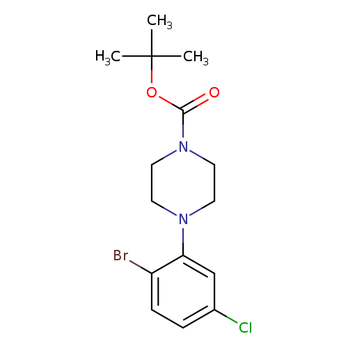tert-Butyl 4-(2-bromo-5-chlorophenyl)piperazine-1-carboxylate