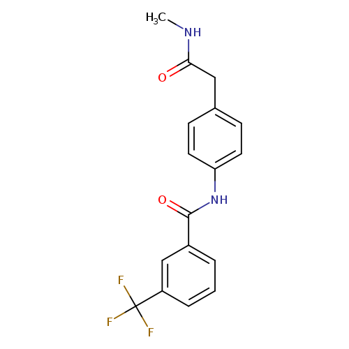 N-{4-[(methylcarbamoyl)methyl]phenyl}-3-(trifluoromethyl)benzamide