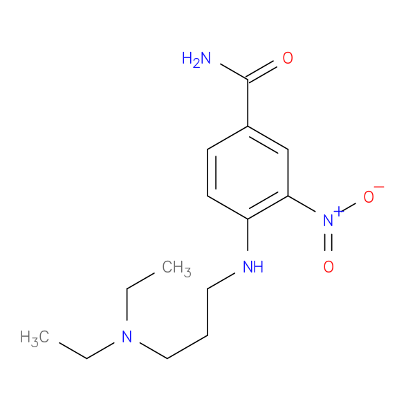 4-{[3-(diethylamino)propyl]amino}-3-nitrobenzamide