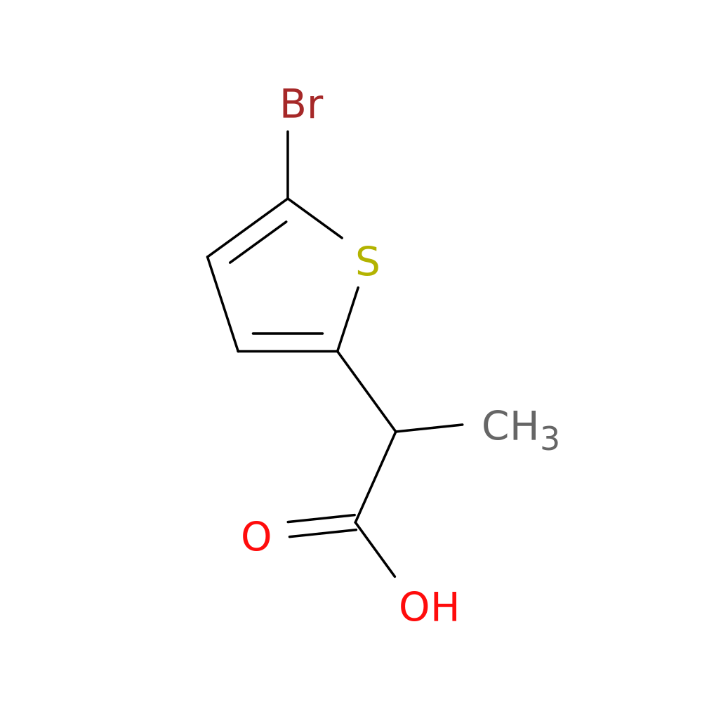 2-(5-bromothiophen-2-yl)propanoic acid