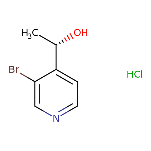 (1S)-1-(3-bromopyridin-4-yl)ethan-1-ol hydrochloride