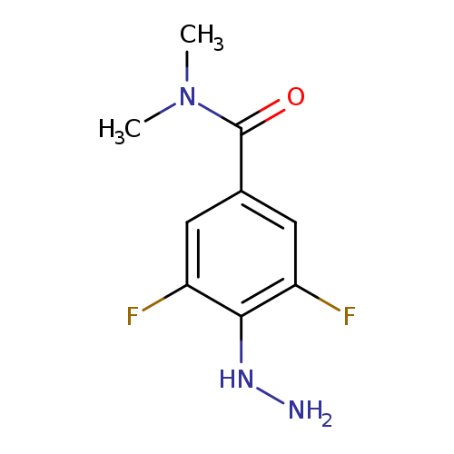 3,5-difluoro-4-hydrazinyl-N,N-dimethylbenzamide